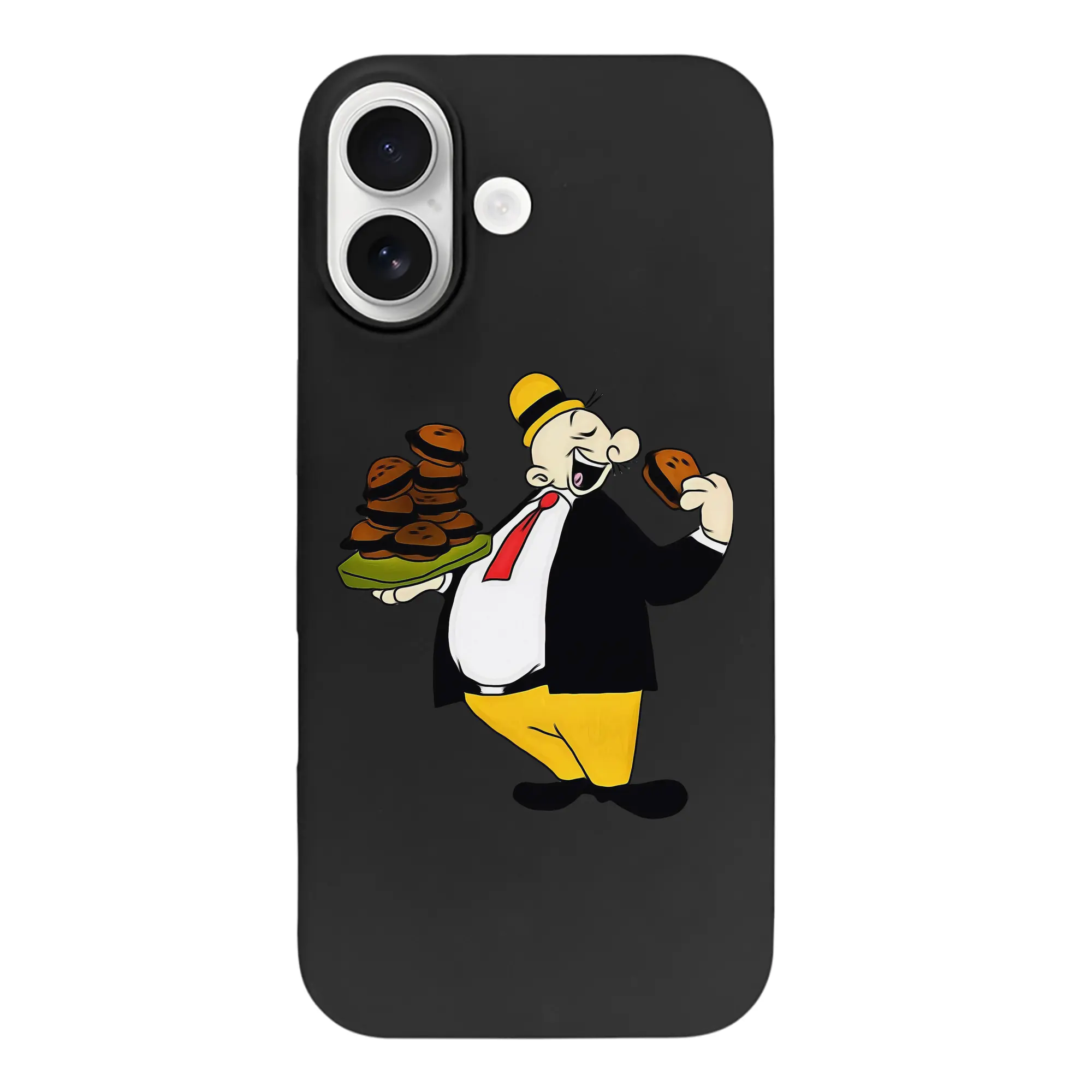 ポパイ グッズ ウィンピー - iPhone 17 シリーズ シリコンケース 薄型 耐衝撃 指紋防止 ソフトタッチカバー 精密フィット 傷防止 保護ケース iPhone 17/17 Air/17 Pro/17 Pro Max 対応